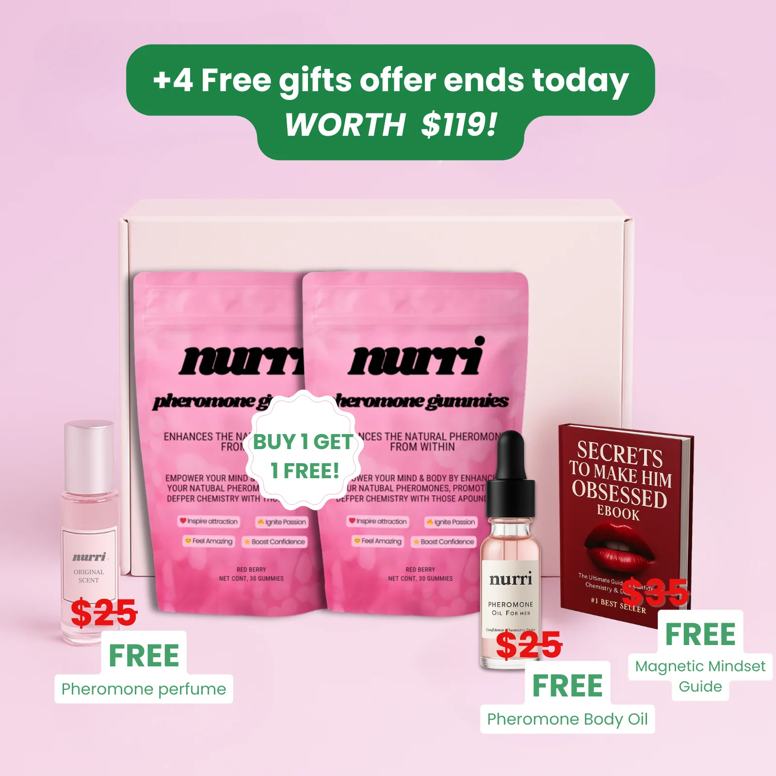 pheromone gummies + 4 FREE GIFTS